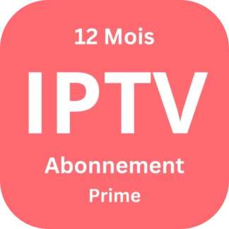 Abonnement IPTV de 12 mois